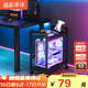溢彩年華電腦主機放置架增高托架電競房移動(dòng)小推車(chē)儲物架零食收納架6856