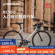 迪卡儂RC100升級版公路自行車(chē)Van Rysel男女騎行單車(chē) Van Rysel 銀色 S碼 適合身高165cm~175cm