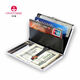 創(chuàng  )魔（CREATEMAGIC）金屬小錢(qián)包學(xué)生銀行卡包超薄簡(jiǎn)約男士卡夾多功能防盜刷卡盒零錢(qián)包 鏡面款