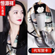 恒源祥絲巾女2025新款女士時(shí)尚洋氣百搭小方巾搭配西裝大方巾圍巾女 蘇明玉+橙色方巾