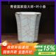 隱廬葉小春龍泉青瓷茶杯主人杯冰裂釉金絲聞香杯手工冰裂杯 金絲四方聞香杯