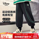 Disney baby迪士尼男童褲子兒童衛褲中小童裝秋季長(cháng)褲百搭休閑褲 黑色 100