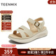 天美意涼鞋商場(chǎng)同款日常通勤百搭純色休閑女鞋2025新款BL431BL5 米色 36