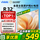 Vidda R32 海信電視 32英寸 金屬全面屏 萊茵低藍光 護眼智能液晶電視 國家補貼 32V1FD-R 32英寸 R32二級能效