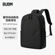 必優(yōu)美商務(wù)休息電腦包雙肩包背包大容量旅行多功能筆記本通勤收納 黑色