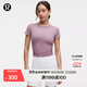 lululemon丨All It Takes 女士運動(dòng) T恤 *羅紋Nulu? LW3GV0S 薰衣草紫 XS /4