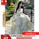 蕓蕁裙子女夏季2025新款仙氣風(fēng)百搭顯白開(kāi)衫蕾絲拼接吊帶上衣半身裙三 仙女杏開(kāi)衫+吊帶上衣+半身裙三件 M 約95-105