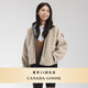 加拿大鵝（Canada Goose）Simcoe 女士羊羔絨連帽衫羊毛抓絨夾克大鵝外套 7016W 950 淺黃褐色 L