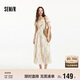 森馬（Semir）連衣裙女重工碎花田園風(fēng)度假2025夏荷葉邊收腰吊帶裙109325114008