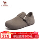 駱駝（CAMEL）松包2代全包勃肯鞋舒適深口鞋 L26S700003 灰色(全包升級款) 38