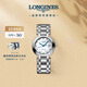 浪琴（LONGINES）瑞士手表 心月系列 機械鋼帶女表L81134876