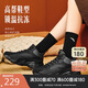 安踏行者女棉鞋女冬季新款加絨加厚雪地保暖高幫大棉鞋厚底抗寒運動(dòng)鞋