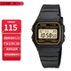 卡西歐（CASIO）小方塊簡(jiǎn)約復古防水電子學(xué)生表男女手表情人節禮物 F-91WG-9Q