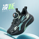 大黃蜂（BIG WASP）童鞋秋冬革面男童運動(dòng)鞋時(shí)尚跑鞋女童D102531856G 黑冰綠 35