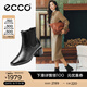 愛(ài)步（ECCO）女靴 25年新款簡(jiǎn)約百搭切爾西靴粗跟中筒靴子女 型塑290993 黑色29099301001 36