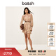 ba&sh【楊采鈺同款】bash2025早春法式優(yōu)雅印花度假連衣裙1E25LOLY ROSE M 1