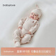 babylove新生兒連體衣春秋款純棉和尚服嬰兒衣服初生兒寶寶彩棉哈衣爬服