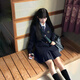 佐敘原創(chuàng  )水手服JK制服套裝日系學(xué)院風(fēng)校供感學(xué)生班服西裝外套西裝外套 藏青色 M 【建議80-95斤】
