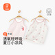 貝瑞加（Babyprints）嬰兒背心2件裝小女孩純棉無(wú)袖上衣寶寶夏季坎肩打底內衣 粉兔90