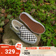 VANS范斯官方 經(jīng)典款Slip-On黑白棋盤格經(jīng)典一腳蹬鞋帆布鞋低幫 黑白棋盤格 42