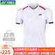 YONEX新款尤尼克斯羽毛球服速干短袖透氣yy運動(dòng)比賽服T恤上衣 110084白色 男款 L