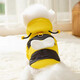 嬉皮狗（hipidog）寵物加厚變身裝蜜蜂兩腳羽絨服狗狗秋冬款保暖衣服中小型狗狗衣服 洛克黃 M （建議體重7-10斤）