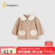 童泰（TONGTAI）嬰兒外套春秋女寶衣服女童外出上衣可愛TS41Q098-DS駝色90cm