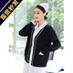 利來(lái)俏（LILAIQIAO）護士毛衣開(kāi)衫針織柔軟加厚藏藍色女外套冬季外搭護士站值班毛衣 護士毛衣藏青加邊（不加絨） L