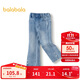 巴拉巴拉兒童長(cháng)褲女童牛仔褲加絨秋冬喇叭褲201424108012