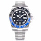 勞力士王子男士手表瑞士正品男表格林尼治型全自動(dòng)機械表進(jìn)口可樂(lè )圈潛水表 蠔式鋼帶 藍黑圈