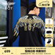 BOY LONDON【孔雀之翎】男女重工刺繡寬松潮牌圓領(lǐng)套頭衛(wèi)衣N03009 藍色 XS
