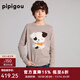 皮皮狗 秋冬新品 圓領(lǐng)卡通羊絨衫兒童毛衣 921青米 150