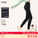 VVC打底褲女春秋外穿鯊魚(yú)安全褲顯瘦緊身瑜伽褲女高腰提臀魔術(shù)鉛筆褲 蜜臀褲曜石黑（320g加絨款） L 【100-110斤】