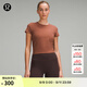 lululemon丨All It Takes 女士運動(dòng) T 恤 *羅紋 Nulu? 瑜伽上衣 LW3GNAS 古銅棕 XS /4