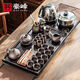 KHSK整套茶具套裝全自動(dòng)燒水壺一體實(shí)木茶盤(pán)家用客廳中秋節禮物 特價(jià)款馬到成功+紫砂文佳54*33