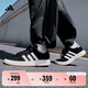 adidas「面包鞋」GRAND COURT BASE 00s休閑低幫板鞋男女阿迪達斯 黑色/白色/樹脂黃(推薦女生選小半碼)   42