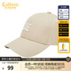 卡賓男裝LOGO刺繡棒球帽潮牌帽子百搭舒適商場(chǎng)同款3233309001 卡其色35 均碼