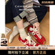 CAMILA KSENIA德訓鞋女士2025新款夏季休閑王一博同款增高復古運動(dòng)鞋子平底板鞋紅色37
