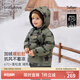 babylove嬰幼兒羽絨服加絨加厚保暖連帽外套新生兒寶寶三防羽絨外穿上衣 星漢燦爛 90