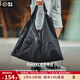 馬登工裝美式復古多口袋無(wú)袖尼龍馬甲背心戶(hù)外機能兩用挎包外套男 炭黑色 均碼