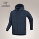 ARC'TERYX始祖鳥(niǎo) EMBLEM FLEECE FULL-ZIP HOODY 男子 抓絨衫 Black Sapphire/藍黑色 M