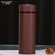 DICAZEE德國品牌紫砂內膽保溫杯男女士高檔泡茶水杯商務(wù)定制禮物送長(cháng)輩 磨砂紅直杯【紫砂內膽】高檔禮盒