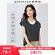 佐丹奴3A抗菌T恤女戶(hù)外穿搭涼感假兩件撞色速干短袖T恤女05325444