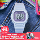 卡西歐（CASIO）【送禮物】手表女BABY-G獨角獸可愛(ài)甜酷小方塊兒童運動(dòng)電子腕表 BGD-565SC-2PR甜美淺藍