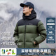 拓路者（Pioneer Camp）700蓬羽絨服男女情侶款冬厚款保暖戶(hù)外羽絨衣團購連帽休閑寬松外 軍綠色 M
