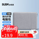 BUBM 筆記本電腦內膽包 加絨減震內襯收納包 蘋(píng)果華為聯(lián)想小米筆記本電腦保護套 帶隔層 灰色13.3英寸