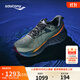 Saucony索康尼勝利22 GTX跑步鞋男專(zhuān)業(yè)緩震防潑水訓練運動(dòng)鞋 綠灰黃 43