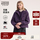 Teenie Weenie【雙棲彩殼防潑水】小熊女冬加絨兩件套工裝夾克外套 紫色 S