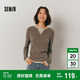 森馬（Semir）森馬毛衣女短款假兩件含羊毛針織衫24冬新款保暖內(nèi)搭109724107015