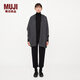 無(wú)印良品（MUJI）IDEE 男女通用 連帽披肩 無(wú)性別 男款女款 GAC47C2A 深灰色 均碼